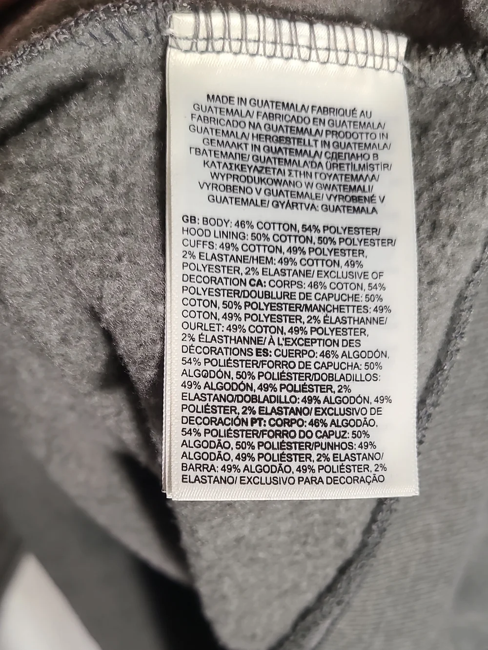 The North Face Men's Gray Logo Hoodie Sweatshirt Size Large
